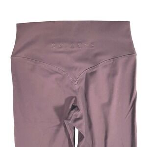 Balance Athletica High Waist Wine/Purple Leggings Athletic Yoga Pants-‎ S